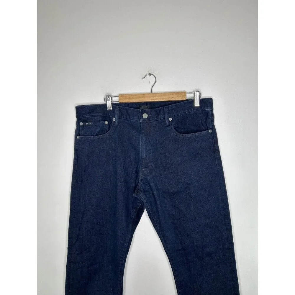 Polo by Ralph Lauren Men's Slim Jeans - Dark Blue - Picture 2 of 15